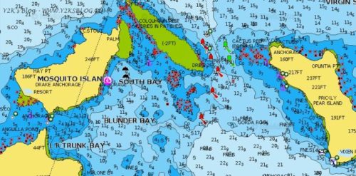 Drake Anchorage Map