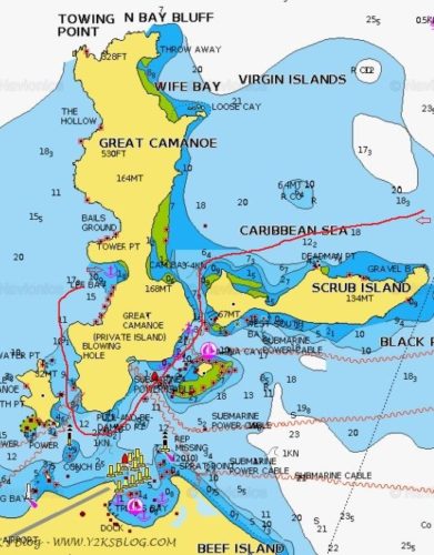 Great Camanoe Map