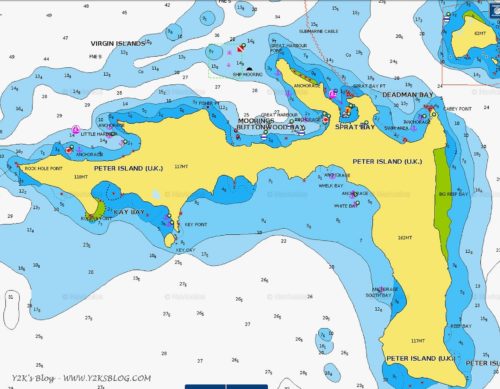 Peter Island Map