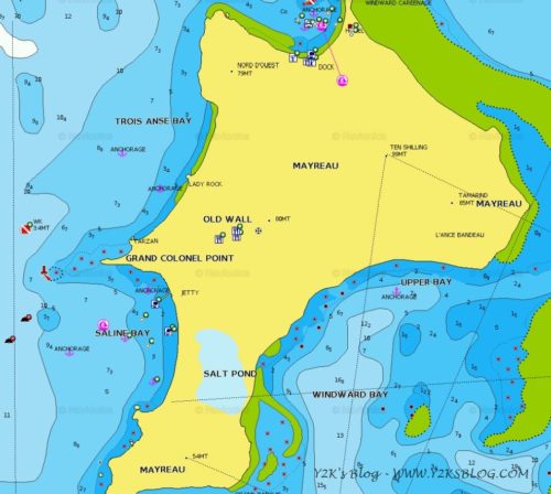 Saline Bay_Mayreau_Map